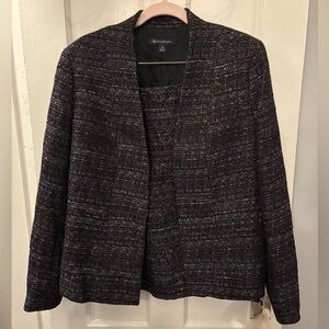 Brooks Brothers Women's Navy Multicolor Tweed two-piece suit